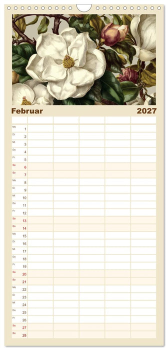 Florale Meisterwerke (CALVENDO Familienplaner 2027)