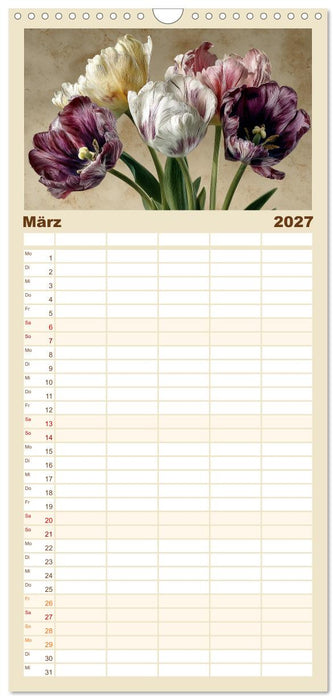 Florale Meisterwerke (CALVENDO Familienplaner 2027)