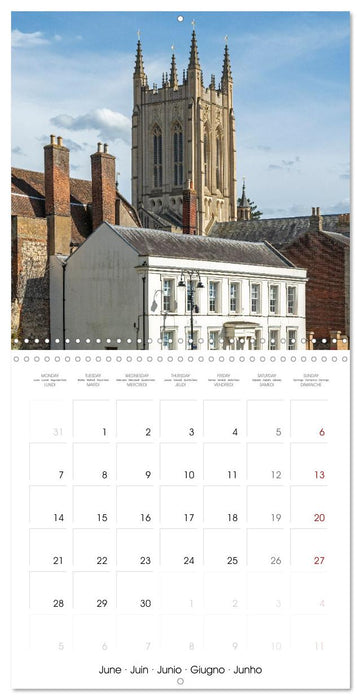 Bury St Edmunds - Historic town in eastern England (CALVENDO Monthly Calendar 2027)