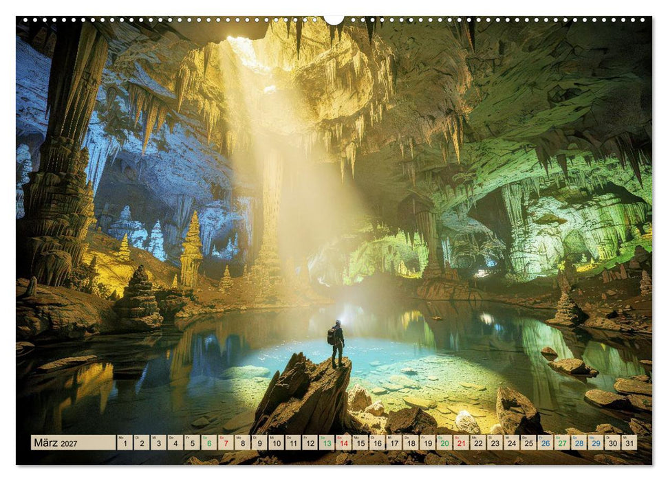 Höhlen-Weltweit (CALVENDO Premium Wandkalender 2027)