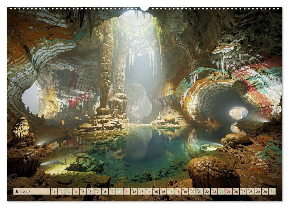 Höhlen-Weltweit (CALVENDO Premium Wandkalender 2027)