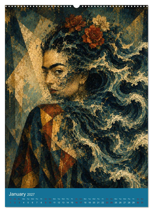 The many faces of a dream a year of quiet transformations (CALVENDO Premium-Calendar 2027)