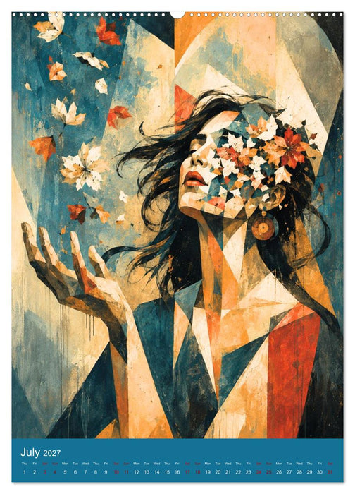 The many faces of a dream a year of quiet transformations (CALVENDO Premium-Calendar 2027)