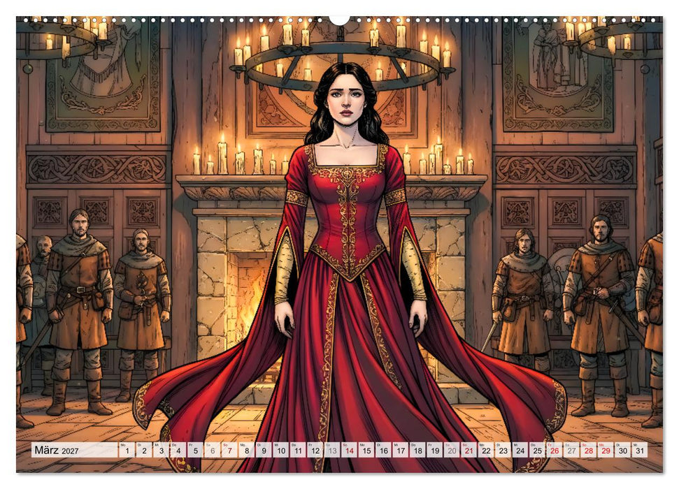 Ivanhoe – Ein mittelalterliches Epos (CALVENDO Premium Wandkalender 2027)