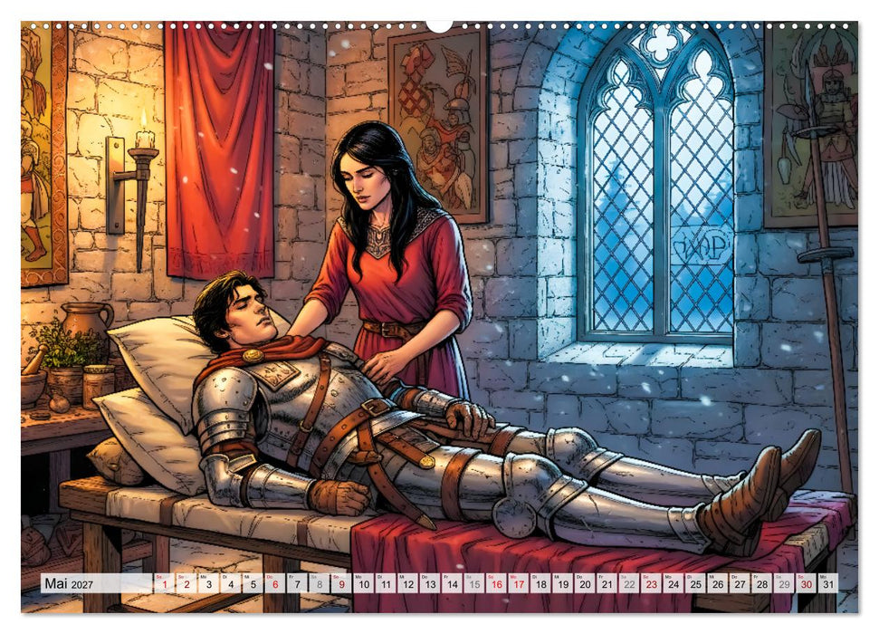 Ivanhoe – Ein mittelalterliches Epos (CALVENDO Premium Wandkalender 2027)