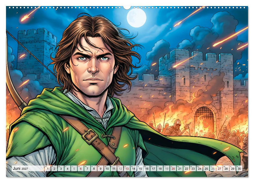 Ivanhoe – Ein mittelalterliches Epos (CALVENDO Premium Wandkalender 2027)