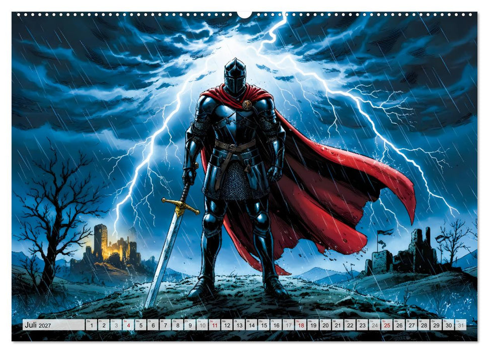 Ivanhoe – Ein mittelalterliches Epos (CALVENDO Premium Wandkalender 2027)