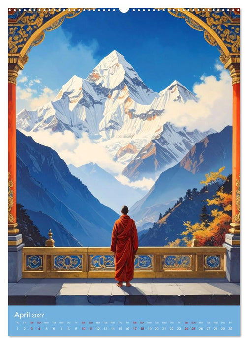 Himalayan Buddhism (CALVENDO Premium-Calendar 2027)