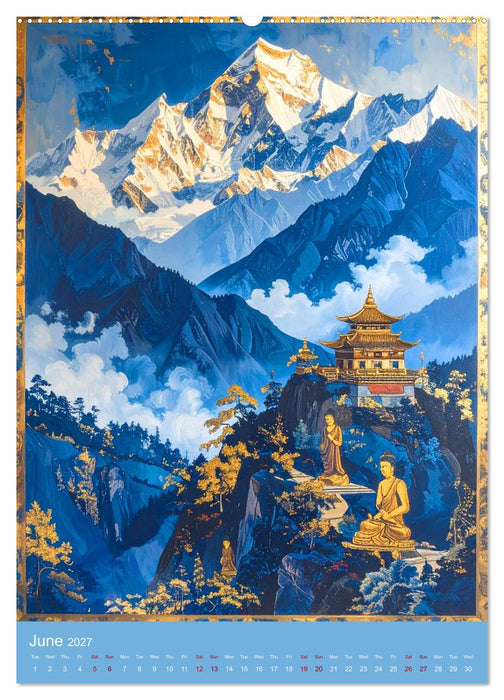Himalayan Buddhism (CALVENDO Premium-Calendar 2027)