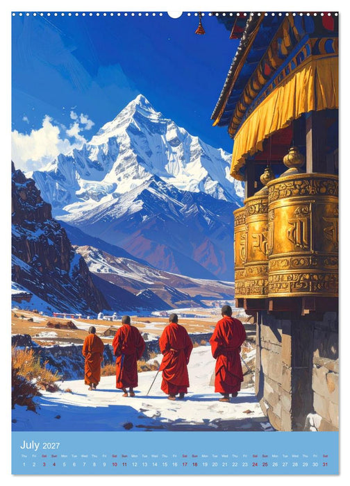 Himalayan Buddhism (CALVENDO Premium-Calendar 2027)