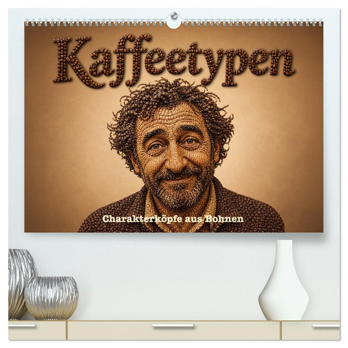 Kaffeetypen - Charakterköpfe aus Bohnen (CALVENDO Premium Wandkalender 2027)