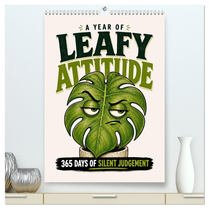 A year of leafy attitude 365 days of silent judgment (CALVENDO Premium-Calendar 2027)