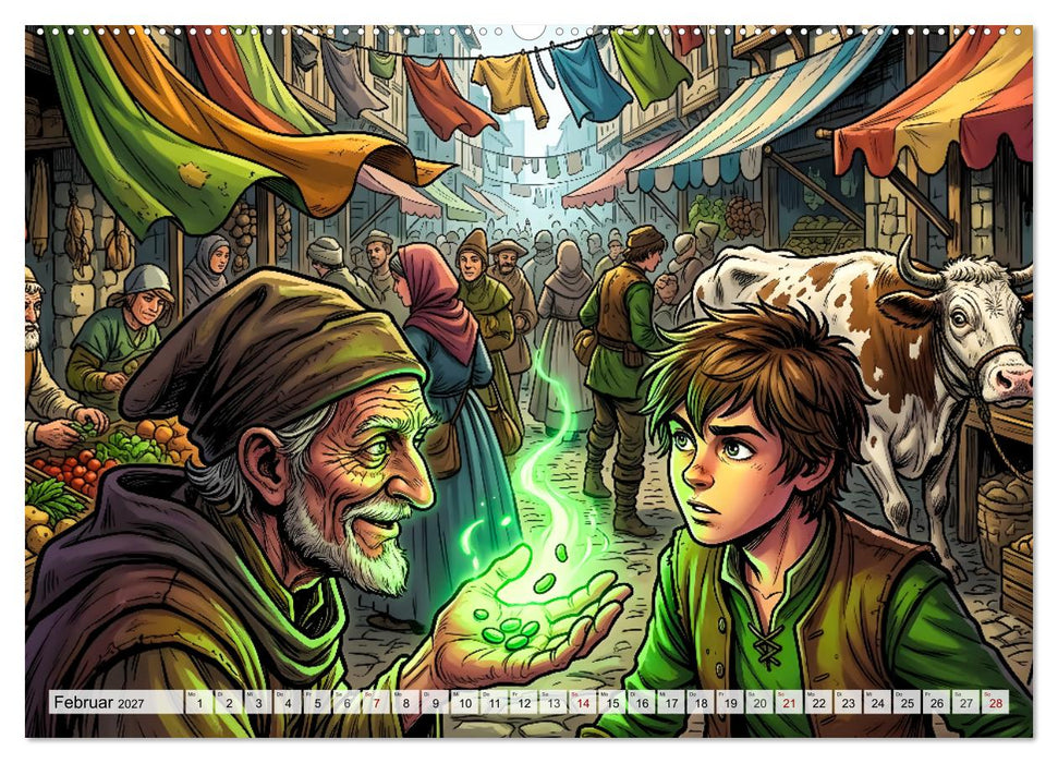Hans und die Bohnenranke (CALVENDO Wandkalender 2027)