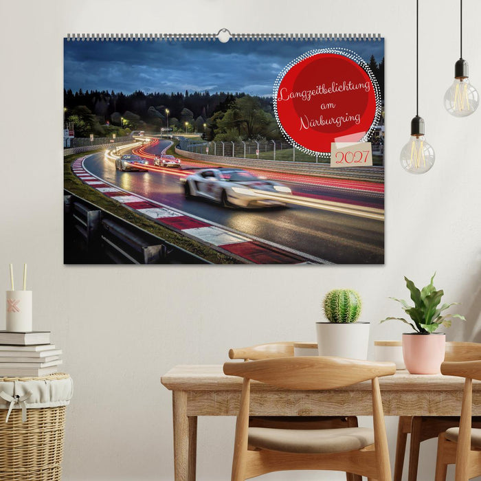 Langzeitbelichtung am Nürburgring (CALVENDO Wandkalender 2027)