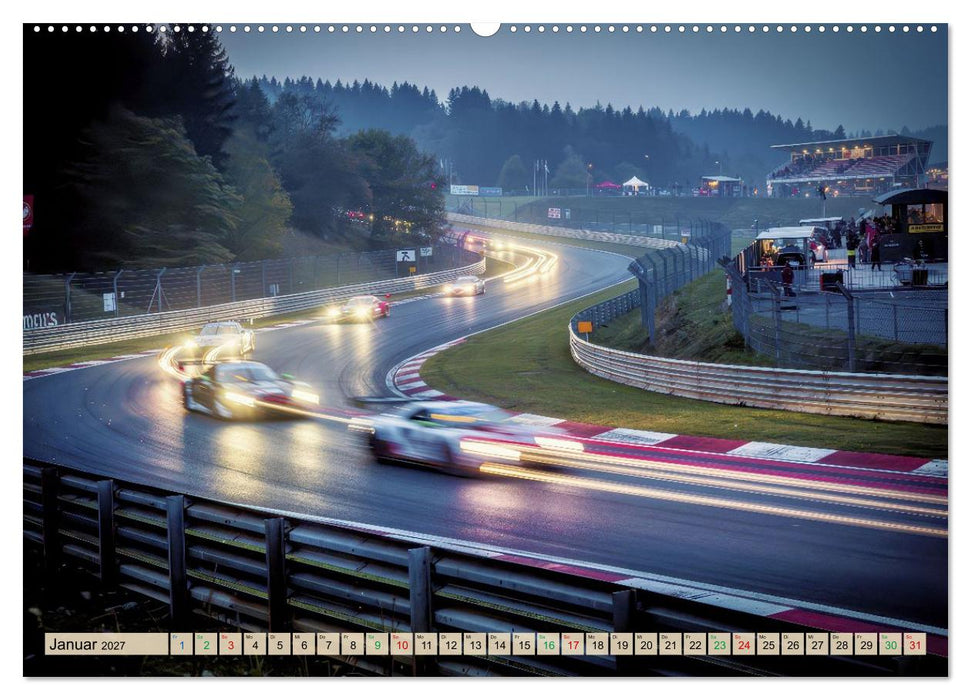 Langzeitbelichtung am Nürburgring (CALVENDO Wandkalender 2027)