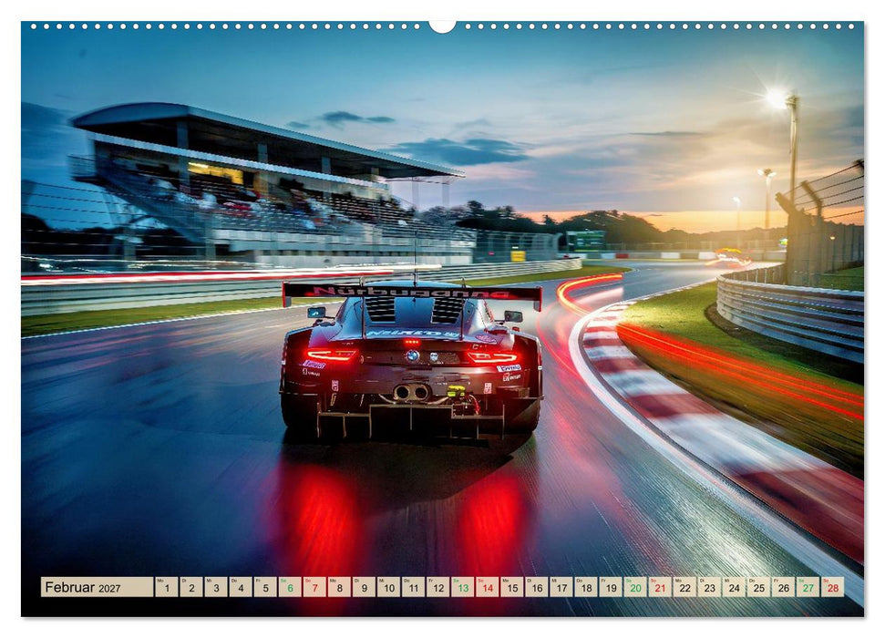 Langzeitbelichtung am Nürburgring (CALVENDO Wandkalender 2027)