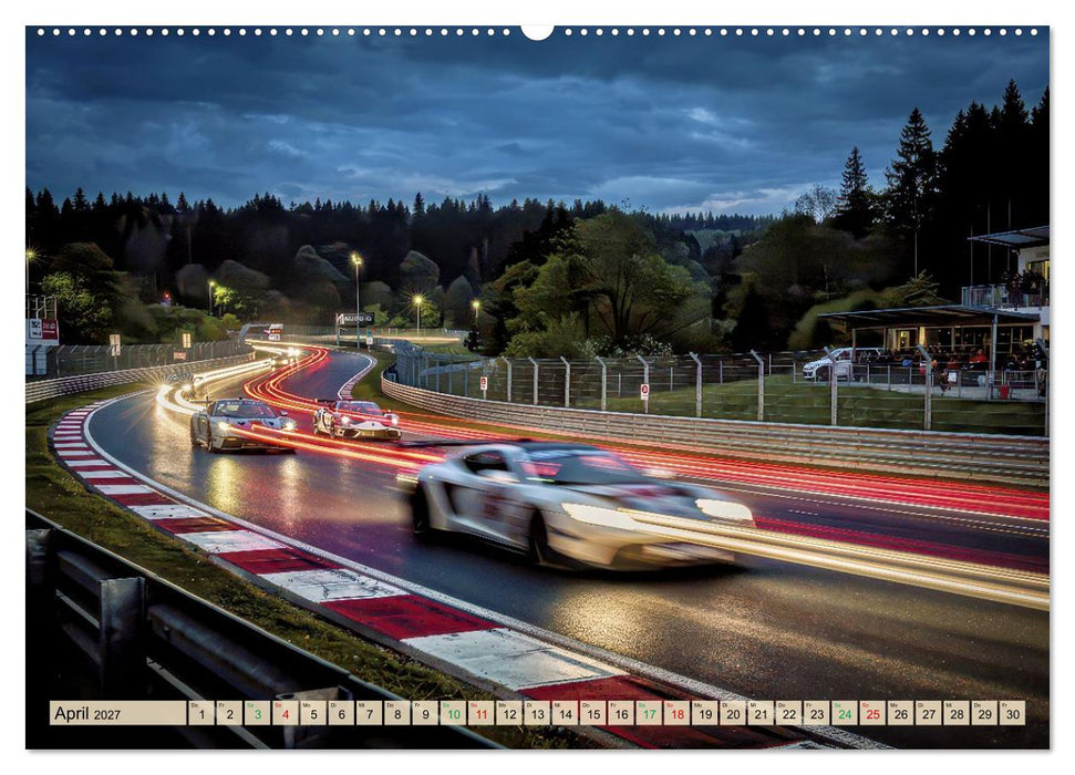 Langzeitbelichtung am Nürburgring (CALVENDO Wandkalender 2027)