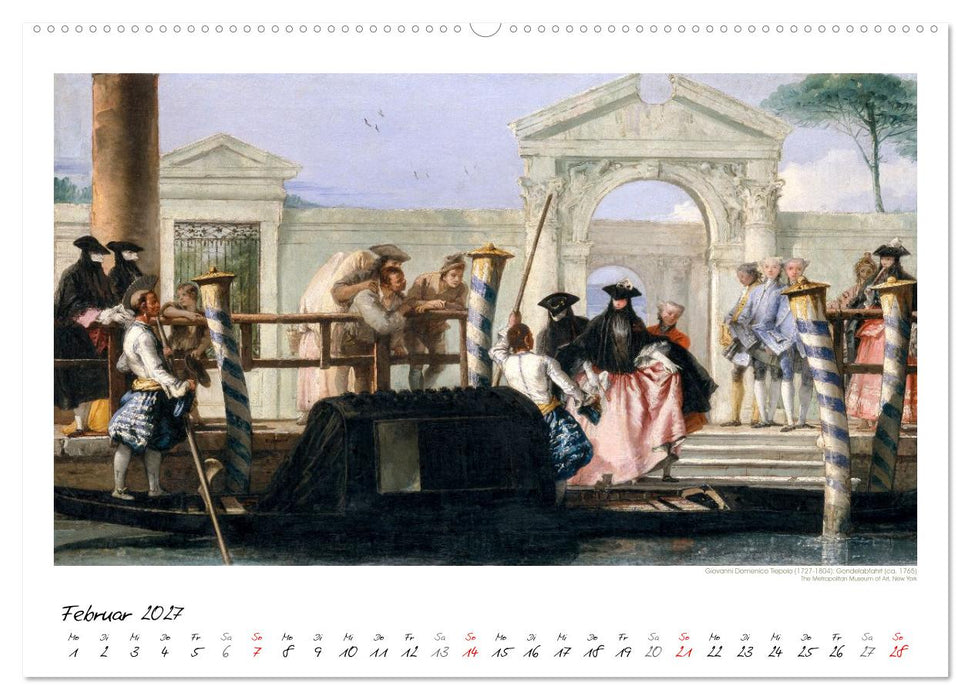 Venedig - Gemälde aus drei Jahrhunderten. Kunstkalender (CALVENDO Premium Wandkalender 2027)