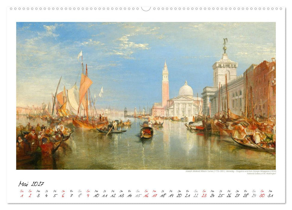 Venedig - Gemälde aus drei Jahrhunderten. Kunstkalender (CALVENDO Premium Wandkalender 2027)
