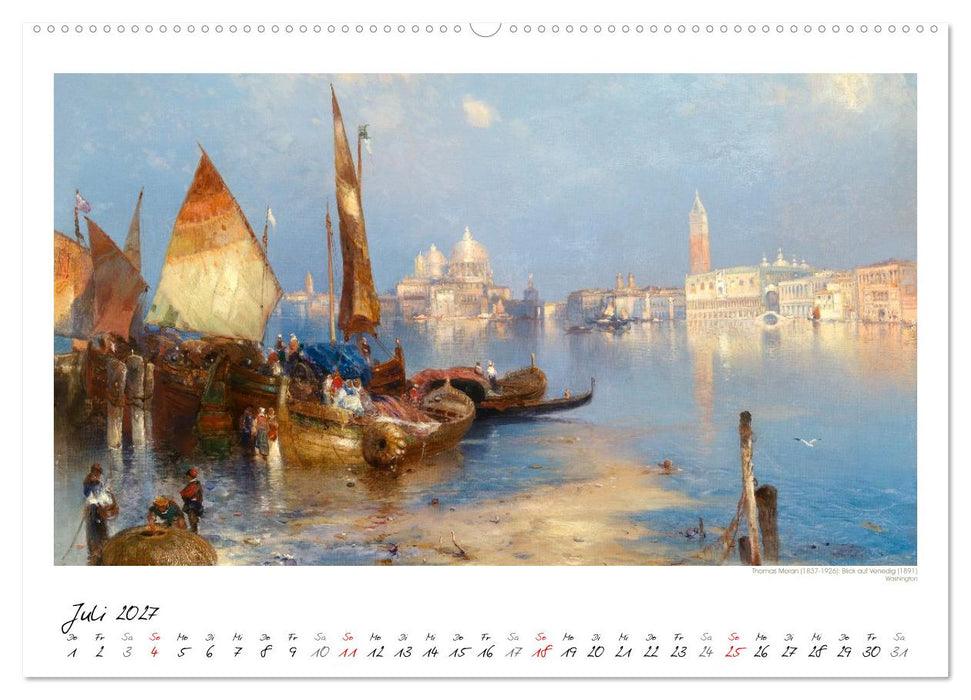 Venedig - Gemälde aus drei Jahrhunderten. Kunstkalender (CALVENDO Premium Wandkalender 2027)