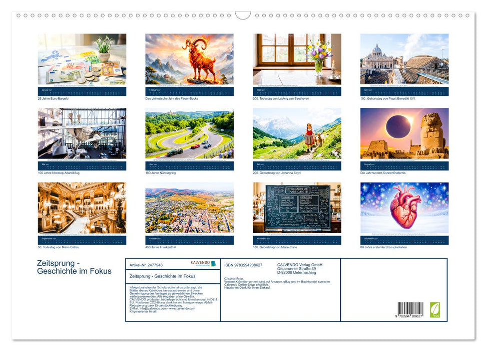 Zeitsprung - Geschichte im Fokus (CALVENDO Wandkalender 2027)