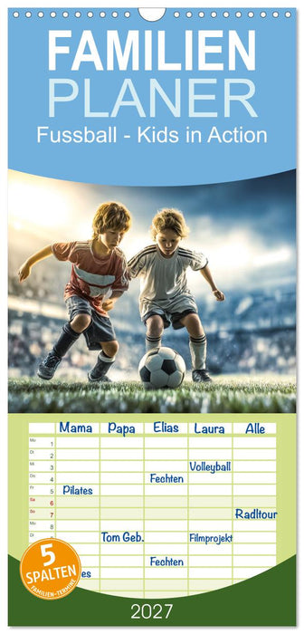 Fussball - Kids in Action (CALVENDO Familienplaner 2027)