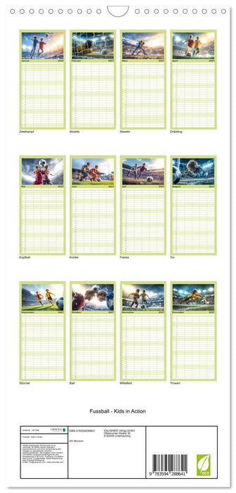 Fussball - Kids in Action (CALVENDO Familienplaner 2027)