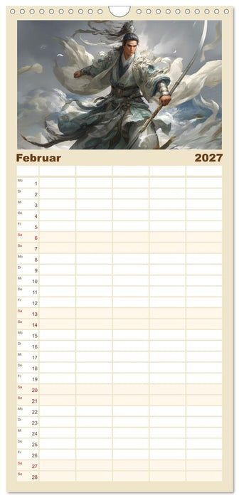 Die Seele des Schwertes – Samurai im Bild (CALVENDO Familienplaner 2027)