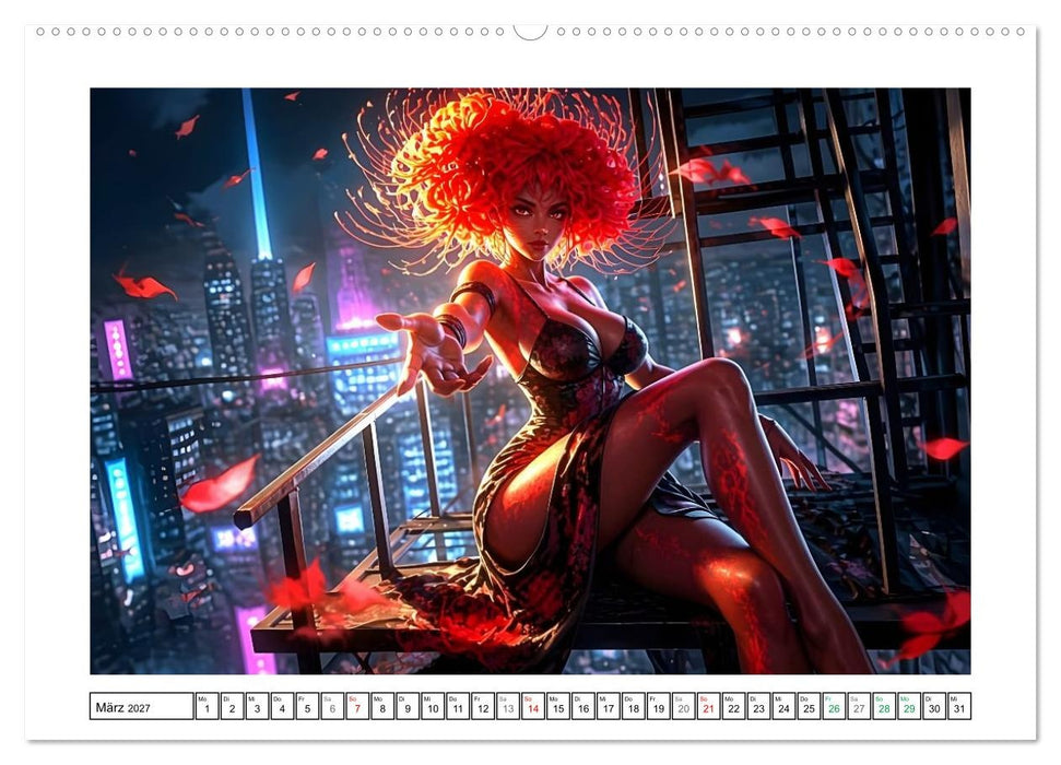 Nachtblüten in Tokyo (CALVENDO Wandkalender 2027)