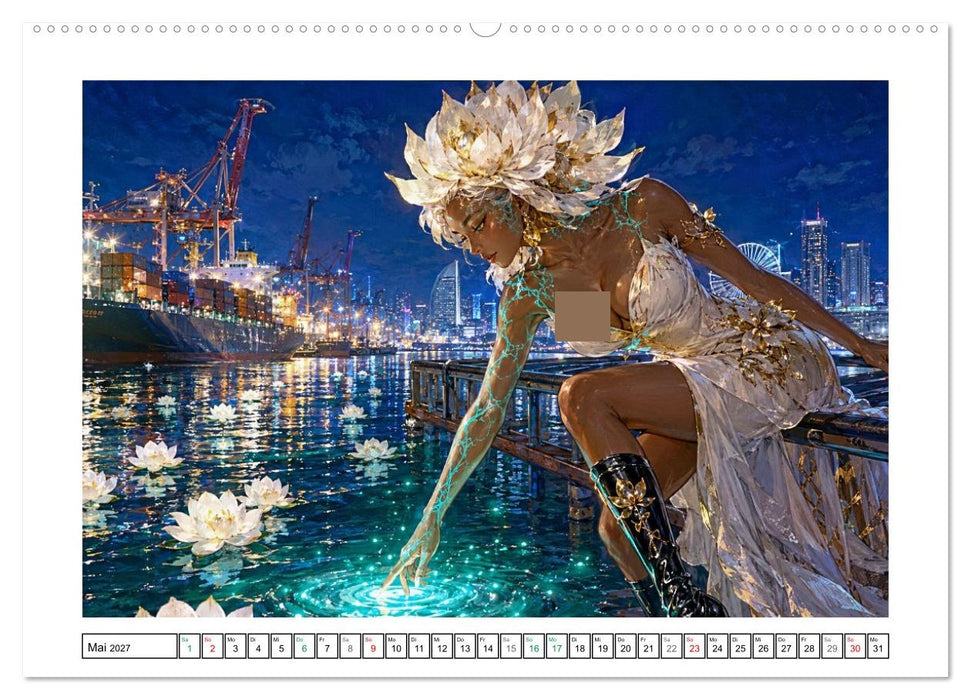 Nachtblüten in Tokyo (CALVENDO Wandkalender 2027)