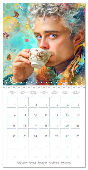 A cup of coffee - Is when happiness begins (CALVENDO Monthly Calendar 2027)