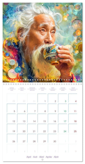 A cup of coffee - Is when happiness begins (CALVENDO Monthly Calendar 2027)