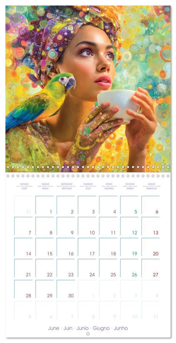 A cup of coffee - Is when happiness begins (CALVENDO Monthly Calendar 2027)