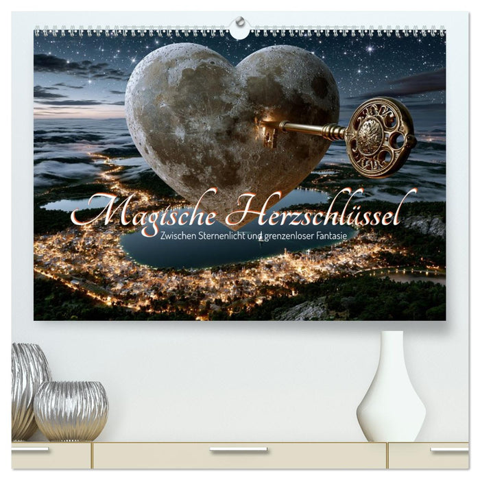 Magische Herzschlüssel. Zwischen Sternenlicht und grenzenloser Fantasie (CALVENDO Premium Wandkalender 2027)