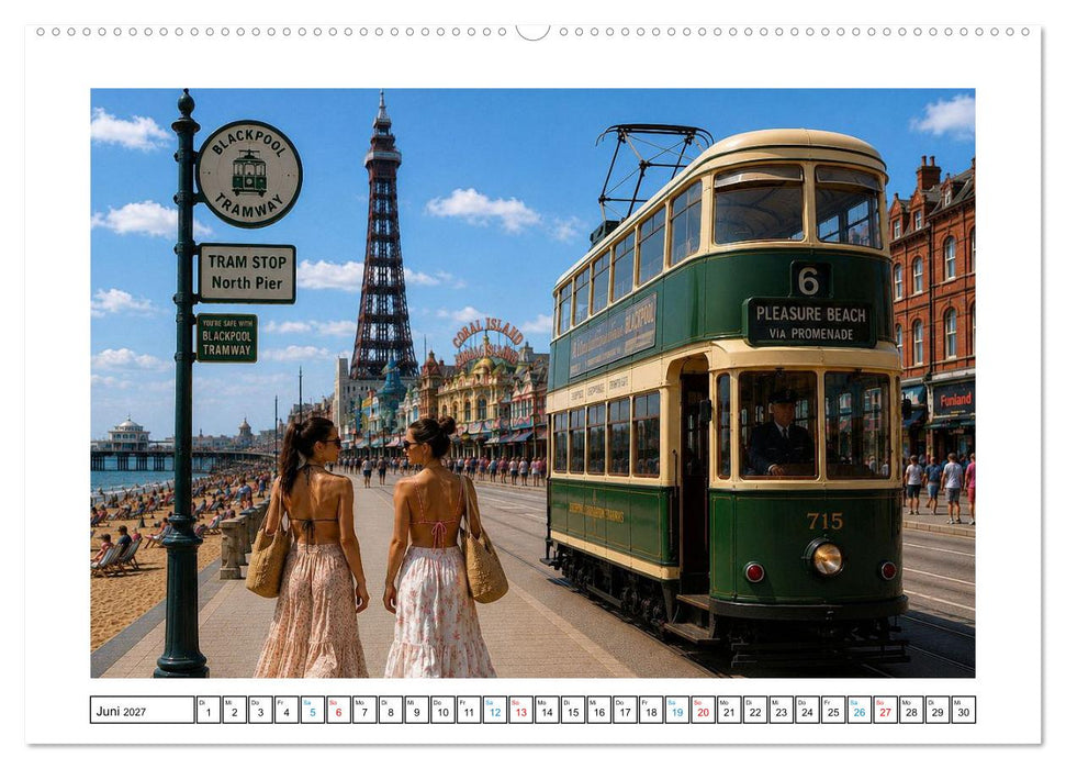 Mit der Tram unterwegs (CALVENDO Premium Wandkalender 2027)