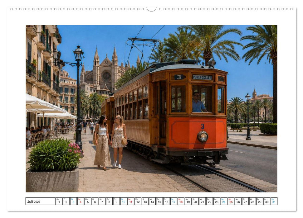 Mit der Tram unterwegs (CALVENDO Premium Wandkalender 2027)