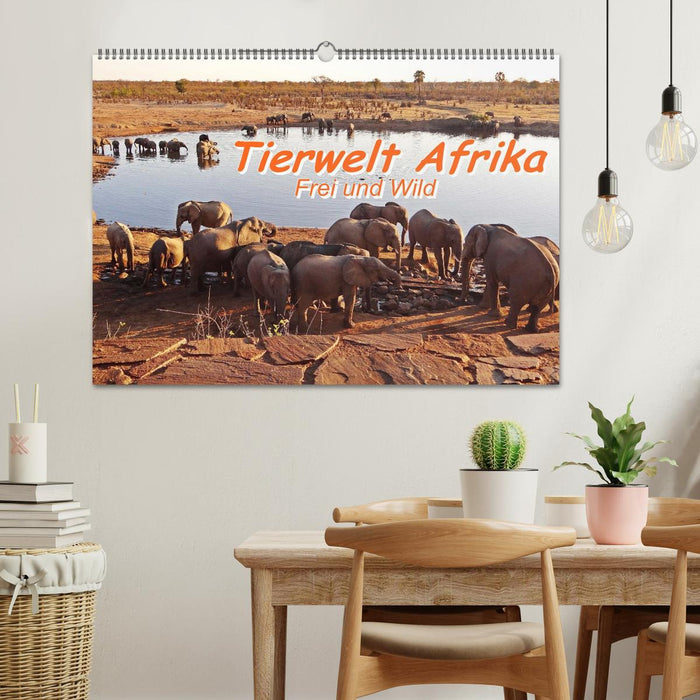 Tierwelt Afrika - Frei und Wild (CALVENDO Wandkalender 2027)
