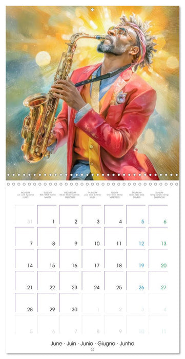 Music is our life - Comic works (CALVENDO Monthly Calendar 2027)