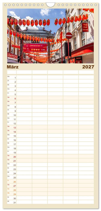 LONDON Magie einer Metropole (CALVENDO Familienplaner 2027)