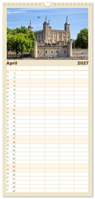 LONDON Magie einer Metropole (CALVENDO Familienplaner 2027)