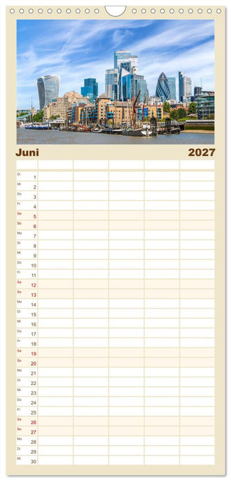 LONDON Magie einer Metropole (CALVENDO Familienplaner 2027)