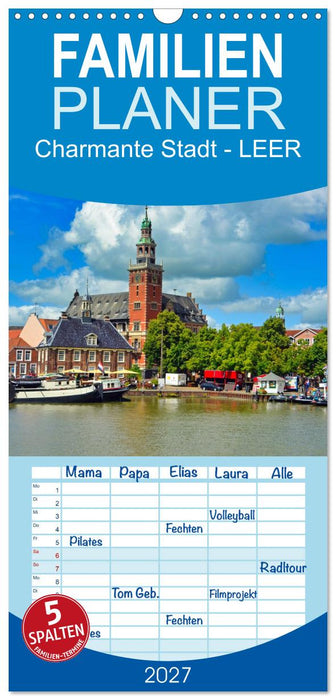 Charmante Stadt - LEER (CALVENDO Familienplaner 2027)