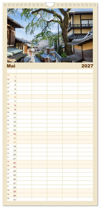 Kyoto - Ästhetik der Stille (CALVENDO Familienplaner 2027)