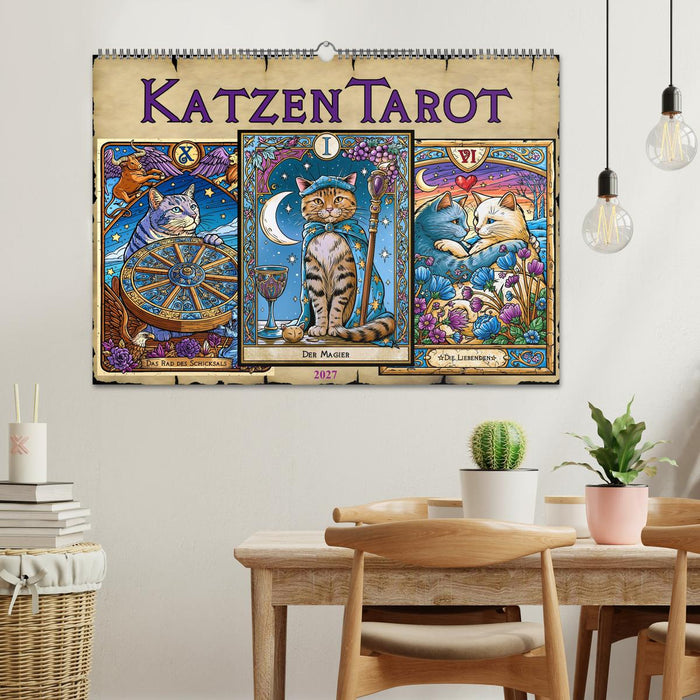 Katzentarot (CALVENDO Wandkalender 2027)