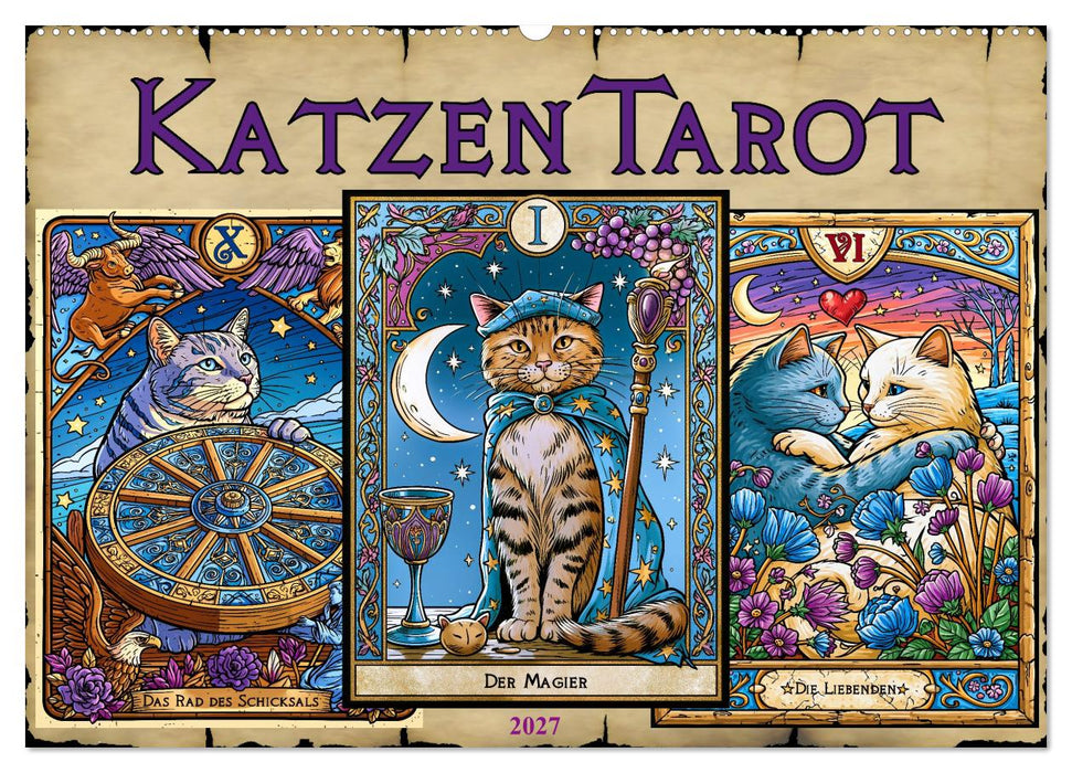 Katzentarot (CALVENDO Wandkalender 2027)