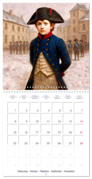 Napoléon Bonaparte (CALVENDO Calendrier mensuel 2027)