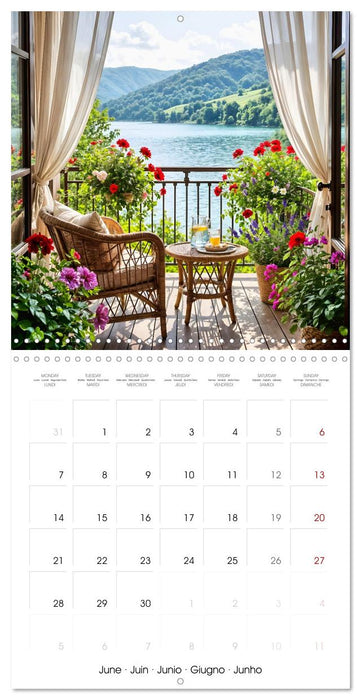 My quiet oasis - Inhale. Arrive. Find peace. (CALVENDO Monthly Calendar 2027)