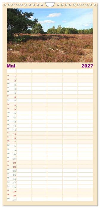Die Nemitzer Heide - Im Wendland unterwegs (CALVENDO Familienplaner 2027)