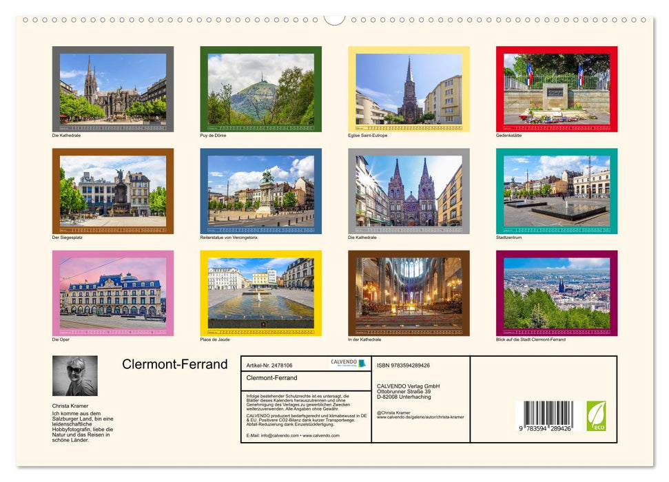 Clermont-Ferrand (CALVENDO Wandkalender 2027)