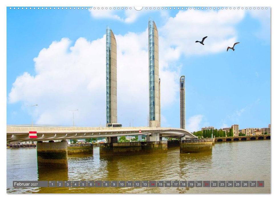 Zauberhaftes Bordeaux (CALVENDO Wandkalender 2027)